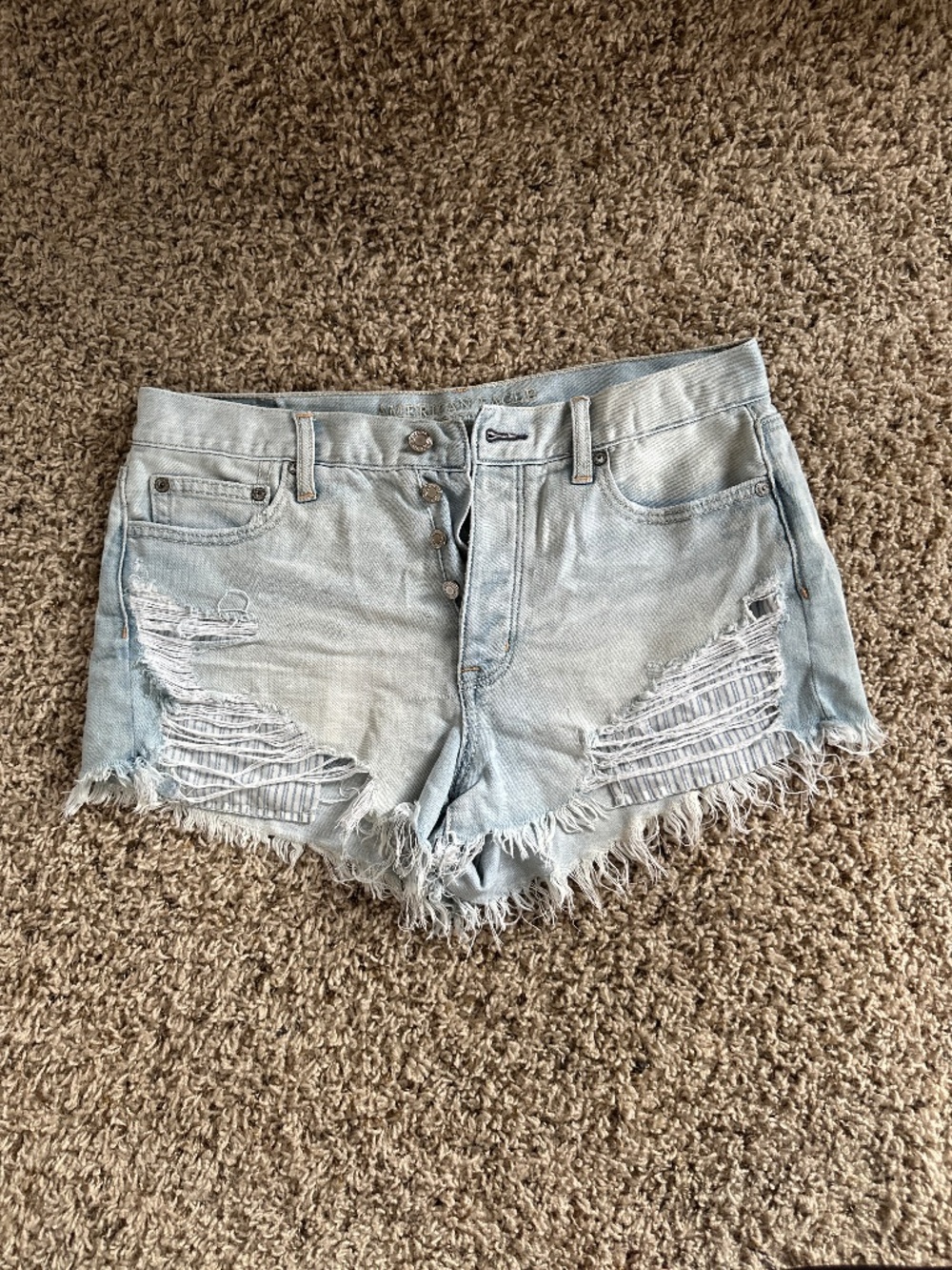American Eagle High Rise Festival Denim Shorts – Size 8